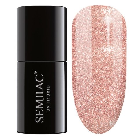 SEMILAC Lakier hybrydowy 094 Pink Gold 7 ml SEMILAC Lakier hybrydowy 094 Pink Gold 7 ml