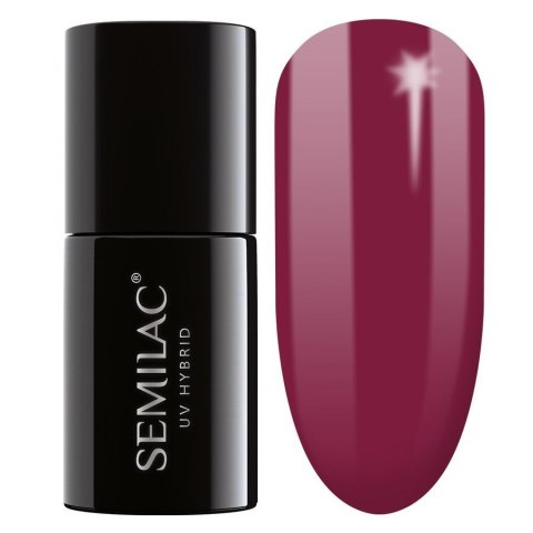 SEMILAC Lakier hybrydowy 098 Elegant Cherry 7 ml SEMILAC Lakier hybrydowy 098 Elegant Cherry 7 ml