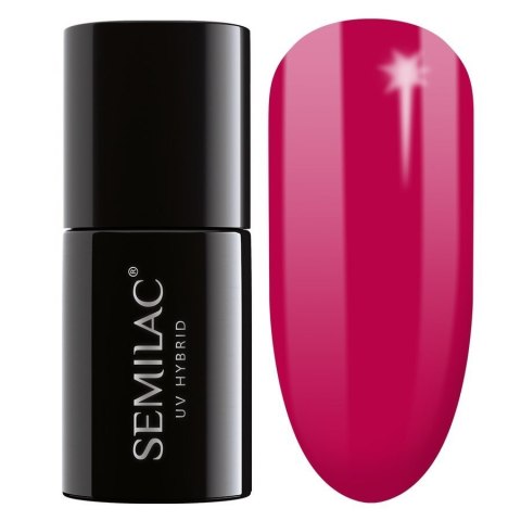 SEMILAC Lakier hybrydowy 103 Elegant Raspberry 7 ml SEMILAC Lakier hybrydowy 103 Elegant Raspberry 7 ml