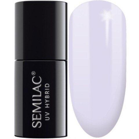 SEMILAC Lakier hybrydowy 127 Violet Cream 7 ml SEMILAC Lakier hybrydowy 127 Violet Cream 7 ml