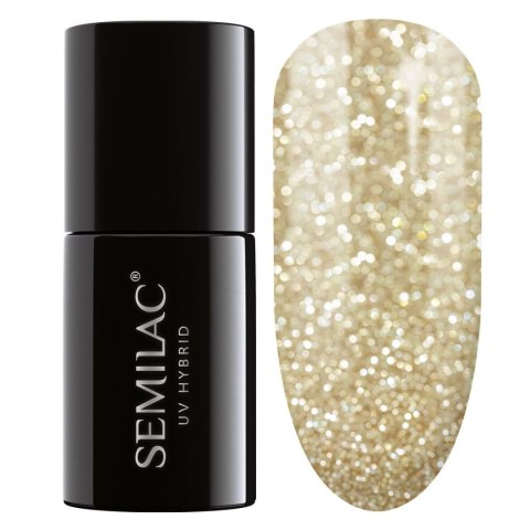 SEMILAC Lakier hybrydowy 260 Platinum Light Gold 7 ml SEMILAC Lakier hybrydowy 260 Platinum Light Gold 7 ml