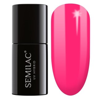 SEMILAC Lakier hybrydowy 517 Neon Pink 7 ml