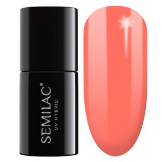 SEMILAC Lakier hybrydowy 518 Neon Orange (Margaret) - 7ml