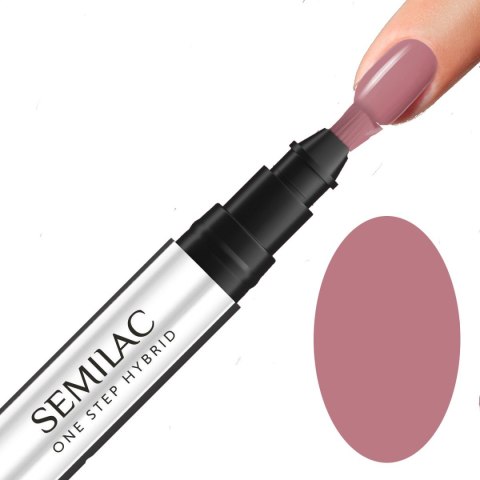 SEMILAC One Step Hybrid Lakier hybrydowy do paznokci Marker S240 Peach Beige 3 ml SEMILAC One Step Hybrid Lakier hybrydowy do paznokci Marker S240 Peach Beige 3 ml
