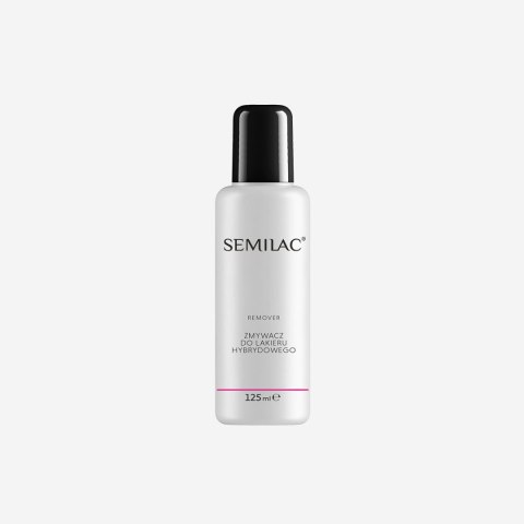 SEMILAC Remover Zmywacz do lakieru hybrydowego 125 ml SEMILAC Remover Zmywacz do lakieru hybrydowego 125 ml