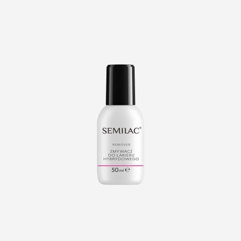 SEMILAC Remover Zmywacz do lakieru hybrydowego 50 ml SEMILAC Remover Zmywacz do lakieru hybrydowego 50 ml