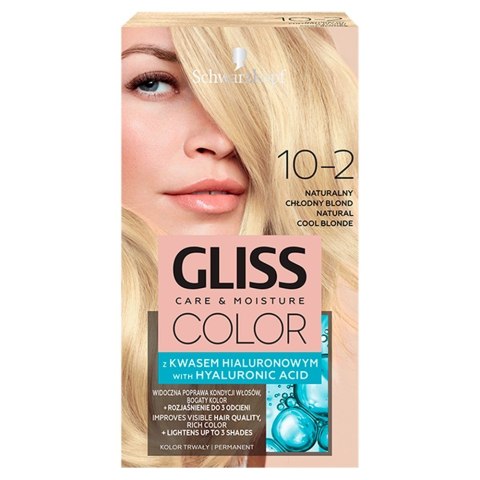 Schwarzkopf Gliss Color Krem koloryzujący nr 10-2 Naturalny Chłodny Blond 1op.