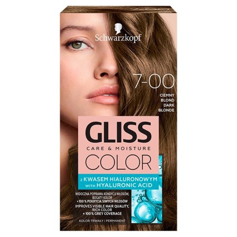 Schwarzkopf Gliss Color Krem koloryzujący nr 7-00 Ciemny Blond 1op. Schwarzkopf Gliss Color Krem koloryzujący nr 7-00 Ciemny Blond 1op.