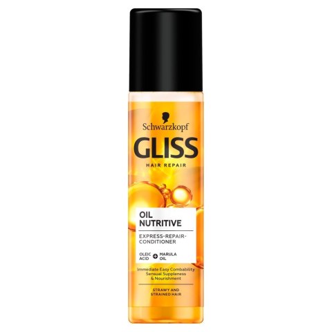 Schwarzkopf Gliss Hair Repair Oil Nutritive Odżywka-spray do włosów suchych i zniszczonych 200ml Schwarzkopf Gliss Hair Repair Oil Nutritive Odżywka-spray do włosów suchych i zniszczonych 200ml