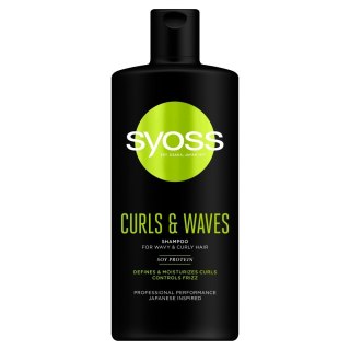 Schwarzkopf Syoss Curls & Waves Szampon do włosów podkreślający loki 440ml