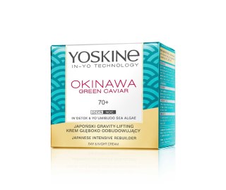 Yoskine Okinawa Green Caviar 70+ Krem głęboko odbudowujący na dzień i noc 50ml