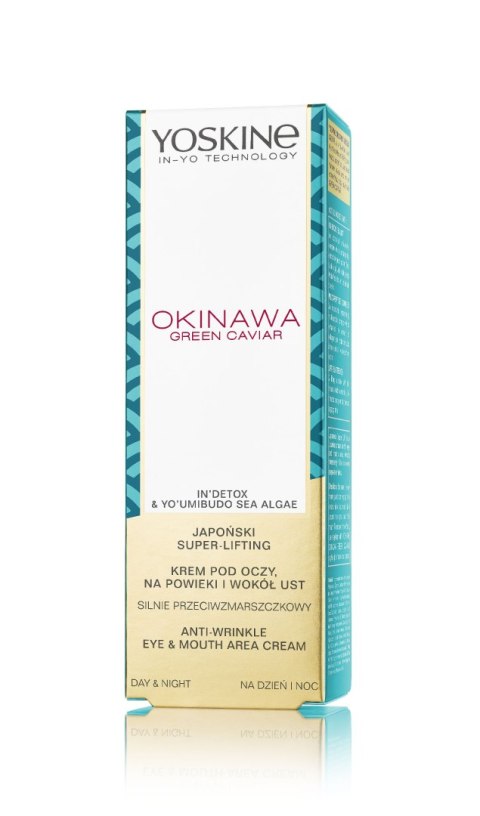 Yoskine Okinawa Green Caviar Krem pod oczy,na powieki i wokół ust 15ml