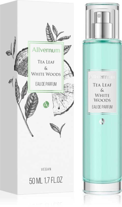 Allvernum Woda perfumowana Tea Leaf & White Woods 50ml Allvernum Woda perfumowana Tea Leaf & White Woods 50ml