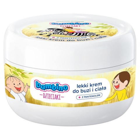 BAMBINO Dzieciaki Lekki krem do buzi i ciała edycja limitowana z Bolkiem i Lolkiem - Zebra 250 ml