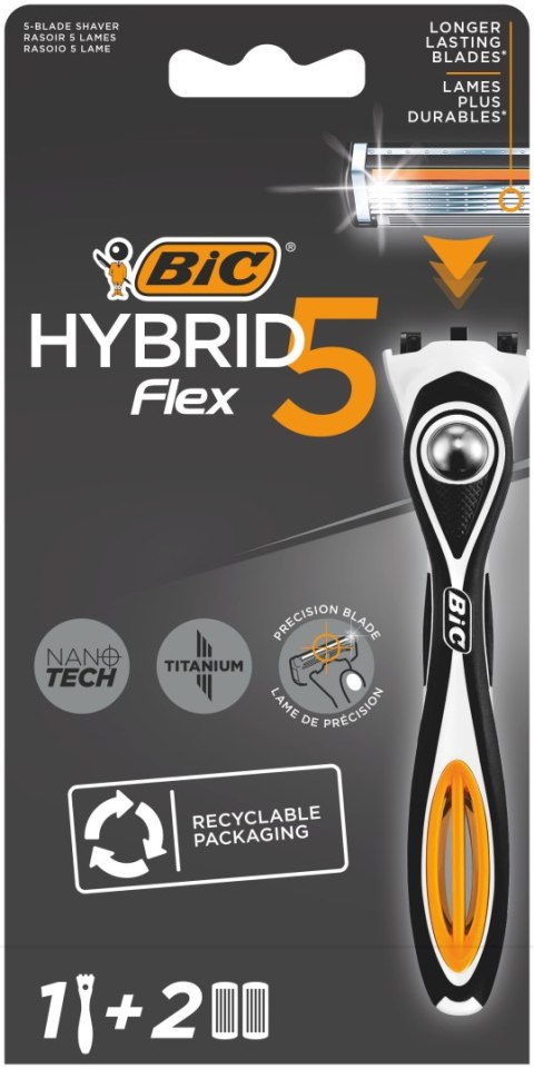 BIC Maszynka do golenia Hybrid Flex 5 Blister 1 sztuka