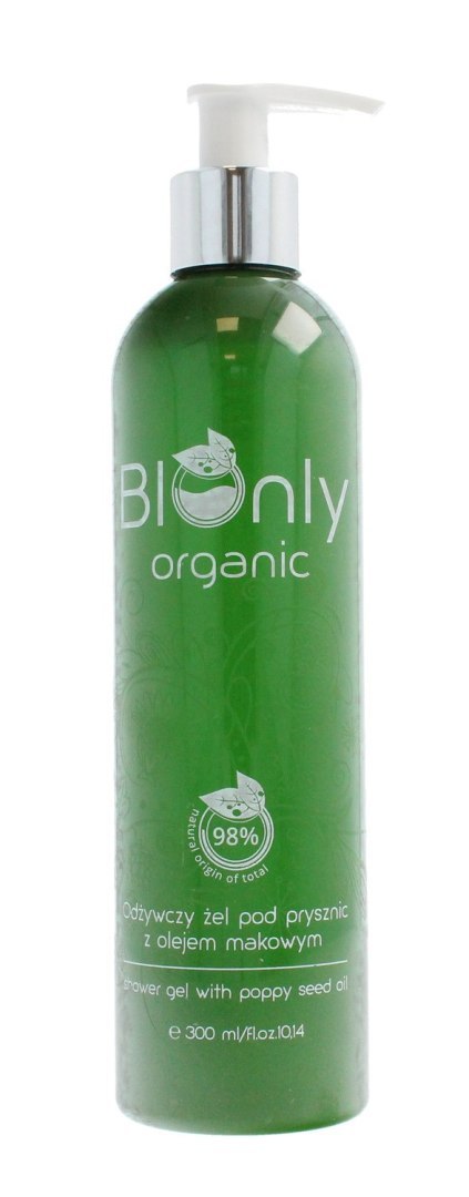 BIOnly Organic Odżywczy Żel pod prysznic z Olejem Makowym 300ml