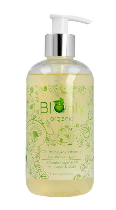 BIOnly Organic Żel do higieny intymnej z szałwią i algami 300ml