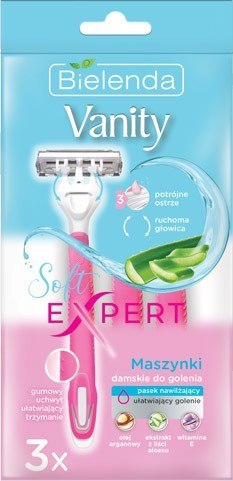 Bielenda Vanity Soft Expert Maszynki do golenia damskie 1op.-3szt