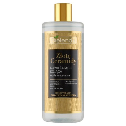 Bielenda Złote Ceramidy Nawilżająco-Kojąca Woda micelarna 500ml Bielenda Złote Ceramidy Nawilżająco-Kojąca Woda micelarna 500ml