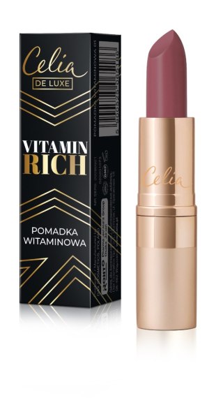 Celia De Luxe Pomadka do ust nawilżająca Vitamin Rich nr 08 3.5g