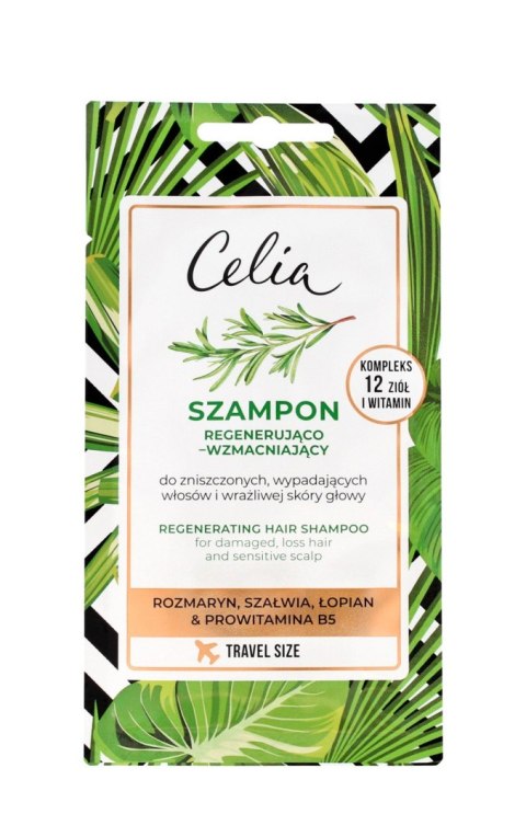 Celia Szampon do włosów regenerująco - wzmacniający 10ml - saszetka Celia Szampon do włosów regenerująco - wzmacniający 10ml - saszetka