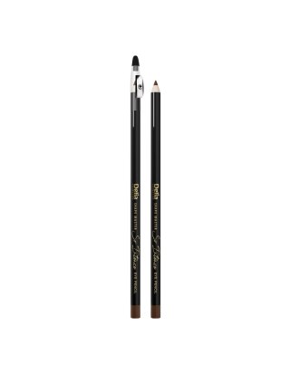 DELIA COSMETICS SHAPE MASTER Kredka do oczu So Intense z temperówką - Brązowa