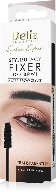 Delia Cosmetics Eyebrow Expert Stylizujący Fixer utrwalający do brwi - transparentny 11ml