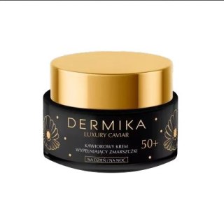 Dermika Luxury Caviar 50+ Kawiorowy Krem wypełniający zmarszczki na dzień i noc 50ml