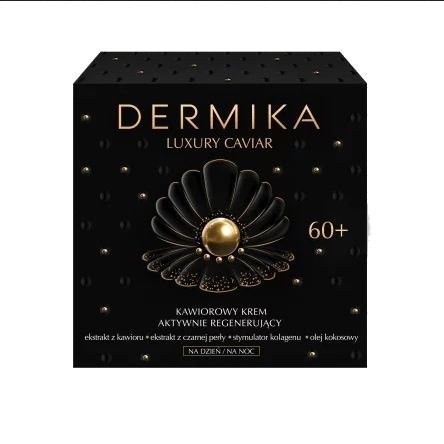 Dermika Luxury Caviar 60+ Kawiorowy Krem aktywnie regenerujący na dzień i noc 50ml