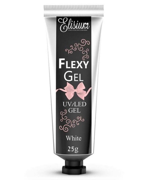 ELISIUM Flexy Gel do przedłużania paznokci UV/LED White 25g