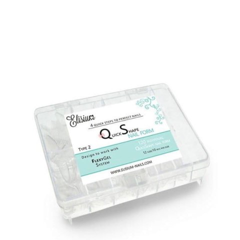 ELISIUM Quick Shape Nail Form Formy do akrylożelu Typ 2 1op.-120szt ELISIUM Quick Shape Nail Form Formy do akrylożelu Typ 2 1op.-120szt