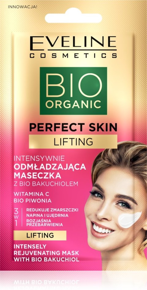 EVELINE Perfect Skin Intensywnie odmładzająca maseczka z bio bakuchiolem 8 ml