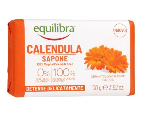 Equilibra Calendula Mydło w kostce nagietkowe 100g