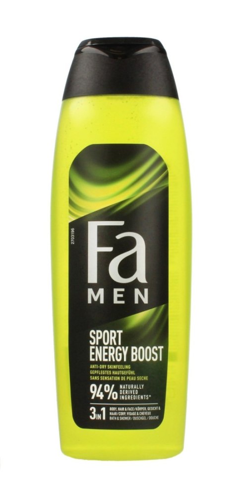 Fa Men Żel pod prysznic 3in1 Sport Energy Boost 750ml