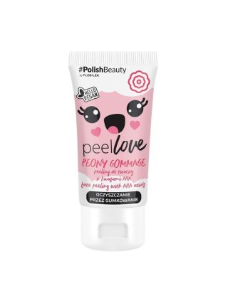 Floslek PEELLOVE® PEONY GOMMAGE peeling do twarzy z kwasami AHA 75 ml