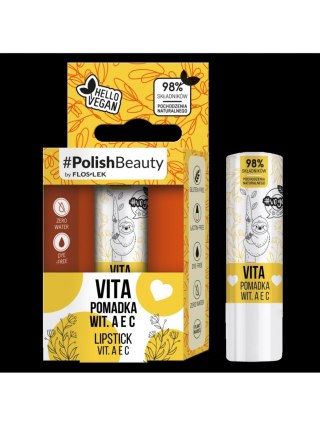 Floslek Vege Lip Care VITA Pomadka Wit. A, E, C - Floslek