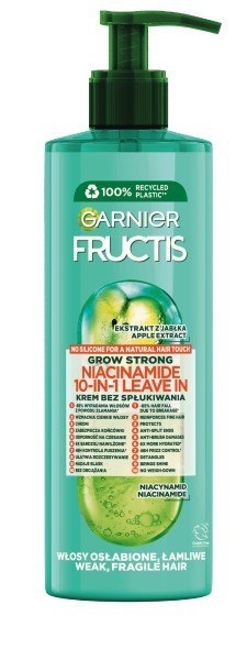 GARNIER Fructis Grow Strong Krem-odżywka do włosów 10w1 bez spłukiwania 400 ml