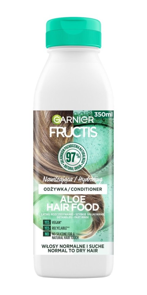 GARNIER Hair Food Aloe Odżywka nawilżająca do włosów normalnych i suchych 350 ml GARNIER Hair Food Aloe Odżywka nawilżająca do włosów normalnych i suchych 350 ml