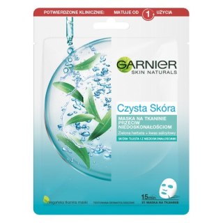 GARNIER Skin Naturals Czysta Skóra Oczyszczająca Maska na tkaninie przeciw niedoskonałościom 23 g