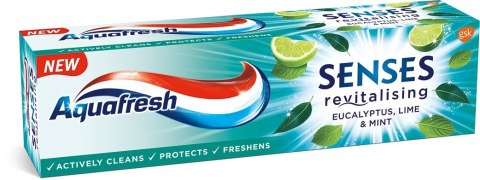 GSK AQUAFRESH Pasta SENSES Eucalyptus & Mięta GSK AQUAFRESH Pasta SENSES Eucalyptus & Mięta