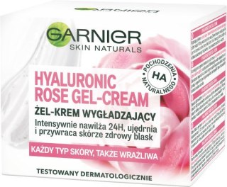 Garnier Skin Naturals Hyaluronic Rose Żel-krem wygładzający na dzień i noc 50ml