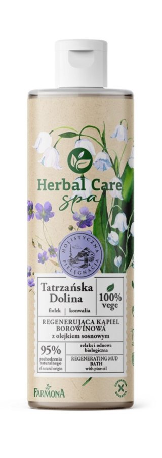 HERBAL CARE Spa Regenerująca kąpiel borowinowa z olejkiem sosnowym Tatrzańska Dolina 400 ml