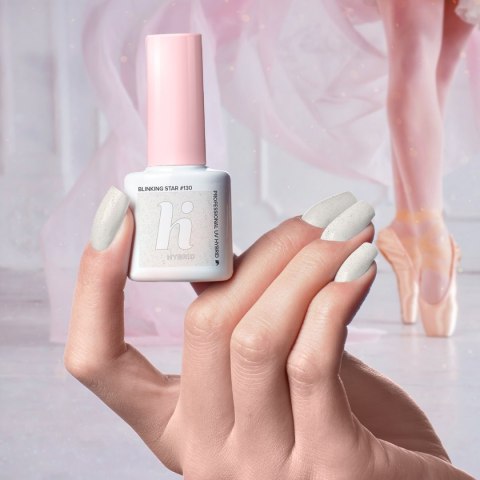 HI HYBRID Lakier hybrydowy Ballerina #130 Blinking Star 5ml HI HYBRID Lakier hybrydowy Ballerina #130 Blinking Star 5ml