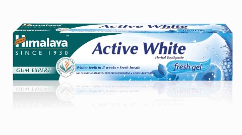 HIMALAYA Herbal Ziołowa Pasta do zębów wybielająca w żelu Active White - Gum Expert 75ml HIMALAYA Herbal Ziołowa Pasta do zębów wybielająca w żelu Active White - Gum Expert 75ml