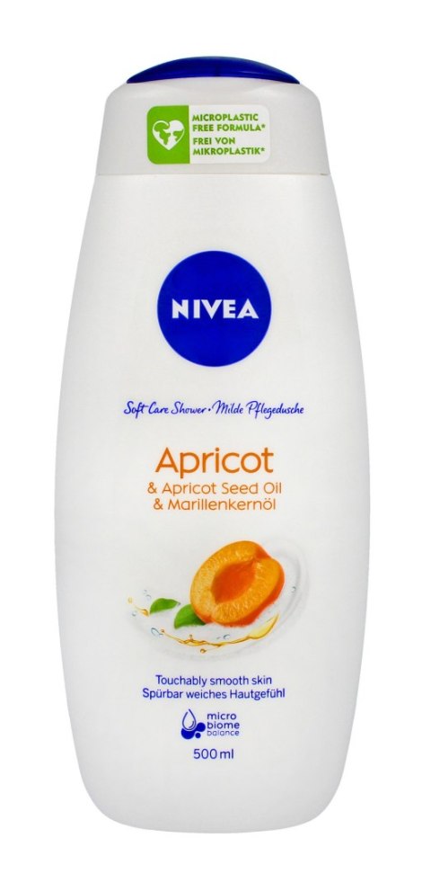 NIVEA Care Shower Pielęgnujący żel pod prysznic Apricot & Apricot Seed Oil - edycja limitowana - 500 ml