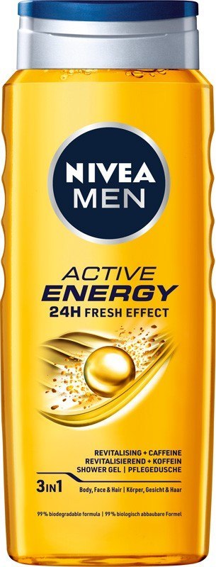 NIVEA MEN Żel pod prysznic Active Energy 500 ml