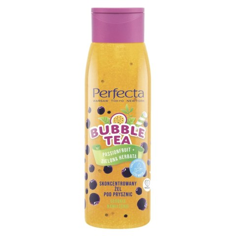 PERFECTA Bubble Tea Skoncentrowany żel pod prysznic - Passionfruit + Zielona Herbata 400 ml