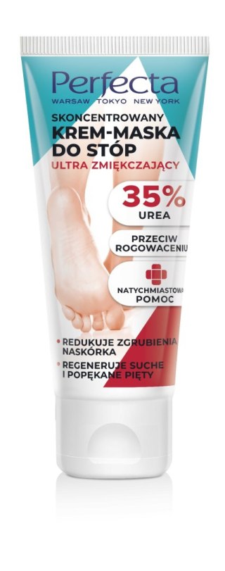 PERFECTA Skoncentrowany krem-maska do stóp - Ultra Zmiękczający 35% Urea 80 ml