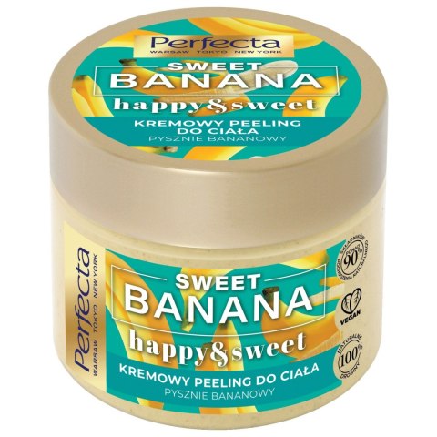 Perfecta Sweet Banana Kremowy Peeling do ciała - gruboziarnisty 300g