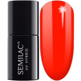 SEMILAC Lakier hybrydowy 567 Neon Red 7 ml